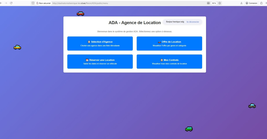 ADA Laravel – capture 1